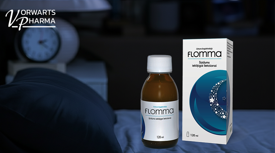 Uztura bagātinātāja Flomma pudele ar mērglāzīti